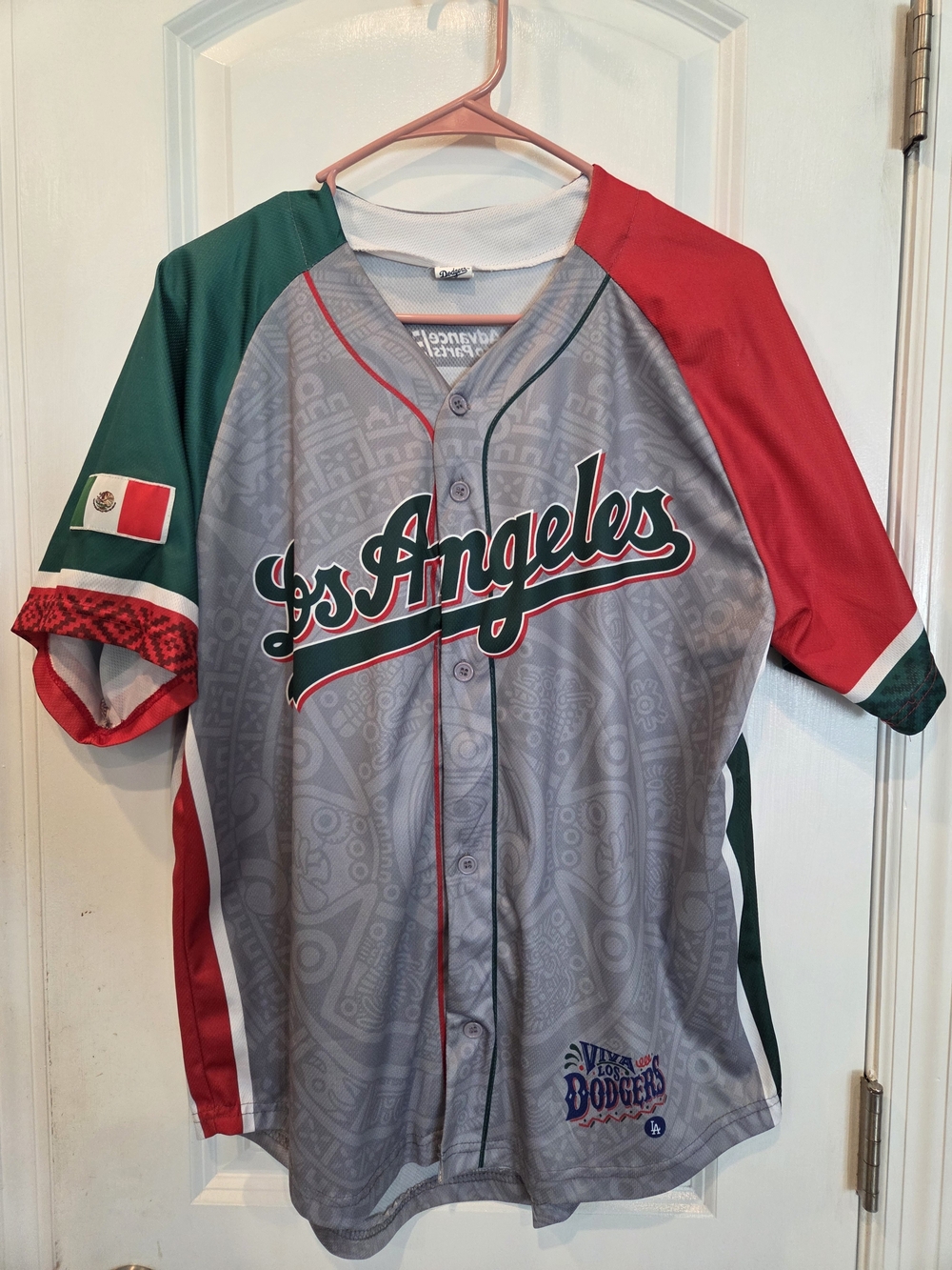 Los Angeles Dodgers Mexican Heritage Baseball Jersey